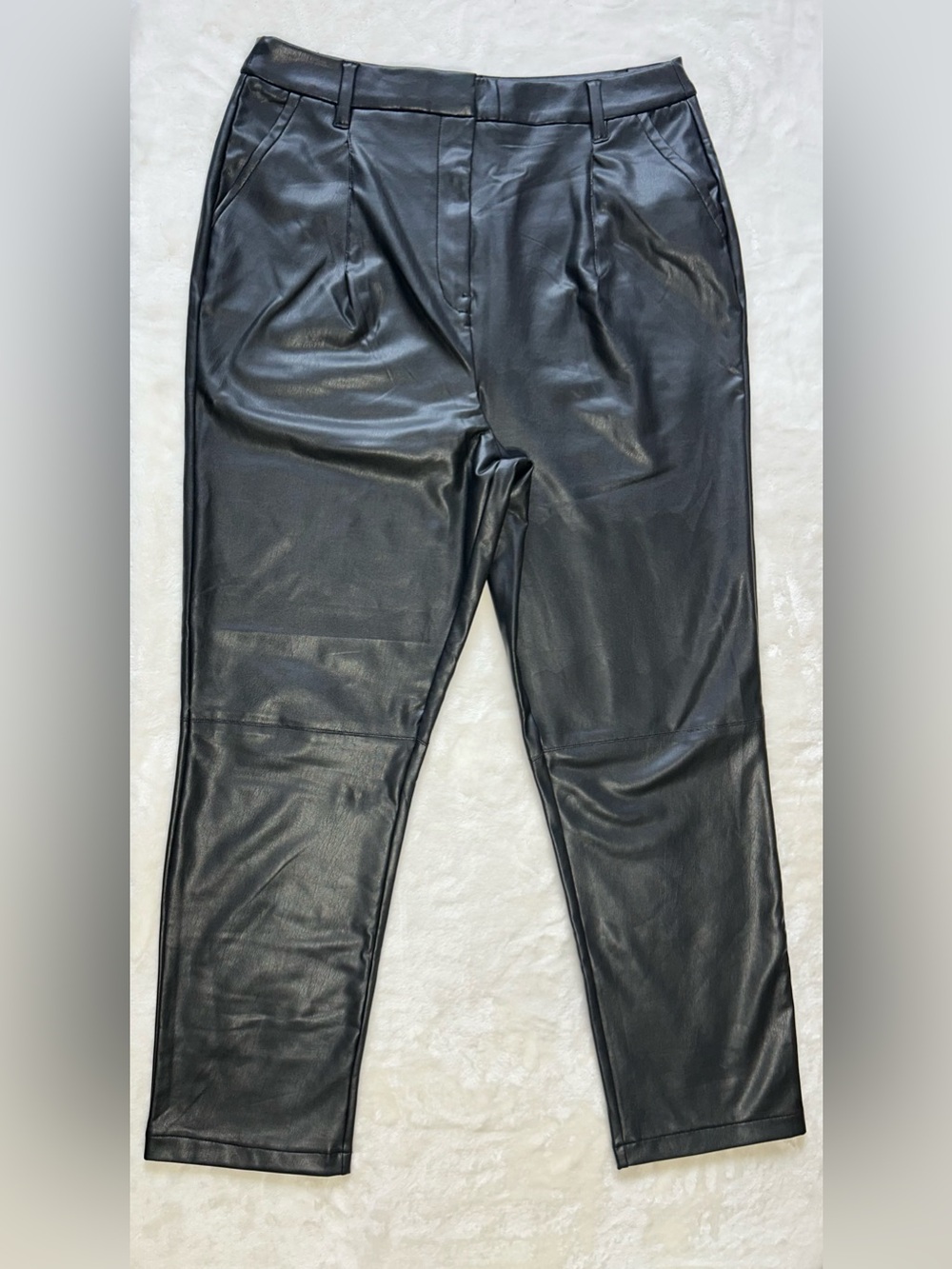 Reitmans Black Faux Leather Pants